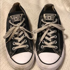 Black & White Converse Unisex Shoes